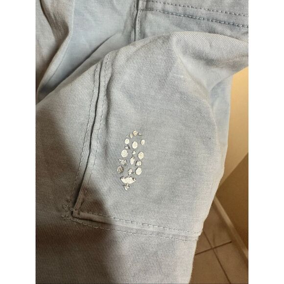 Free People Movement Hot Shot Tee Romper in Steel Blue Size XS - Picture 4 of 6